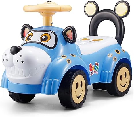 Amazon Co Jp 子供のツイストカー付き音楽スライドヨーヨー車の赤ちゃん四輪幼児車1 3歳のベビーカーのおもちゃ Xuan Worth Having Color Blue ホーム キッチン