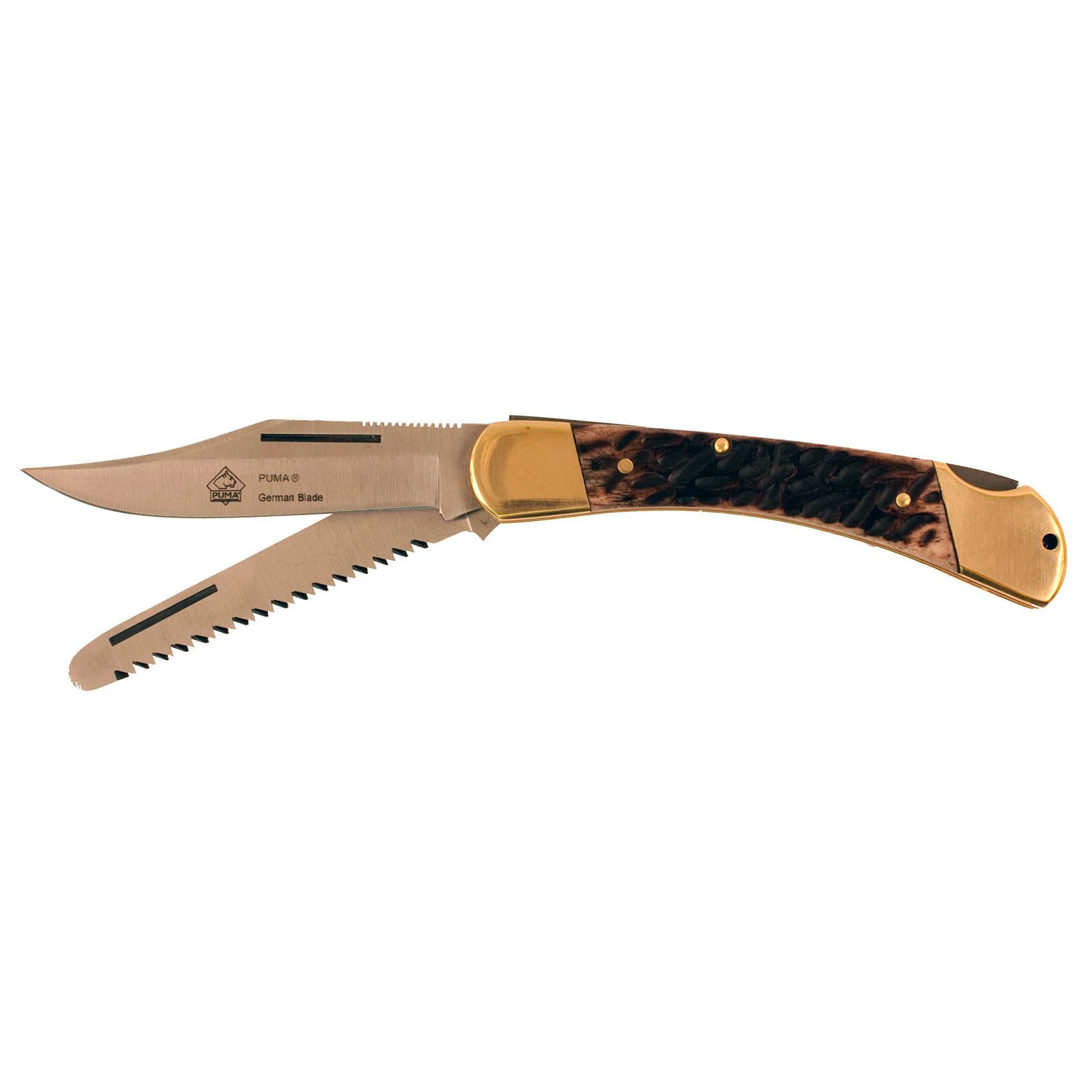 Puma 6169623B Warden Bone Folding Knife with Saw SGB