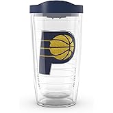 Tervis Made in USA Double Walled NBA Indiana Pacers Insulated Tumbler Cup Keeps Drinks Cold & Hot, 16oz, Primary Logo