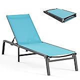 Aluminum Chaise Lounge Ourdoor - Foldable