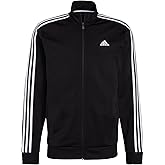 adidas mens Warm-up Tricot Regular 3-stripes Track Jacket Black/White XX-Large