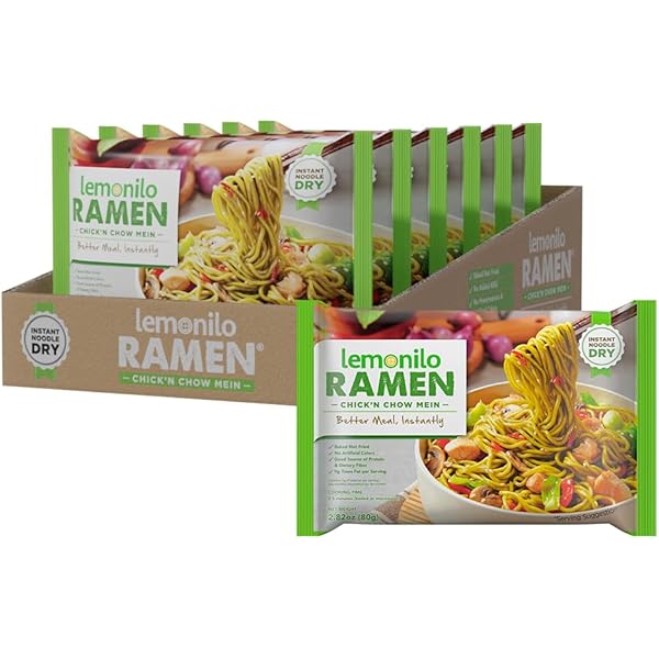 Amazon.com : Lemonilo Ramen - Chick'n Curry Soup - Healthy Instant