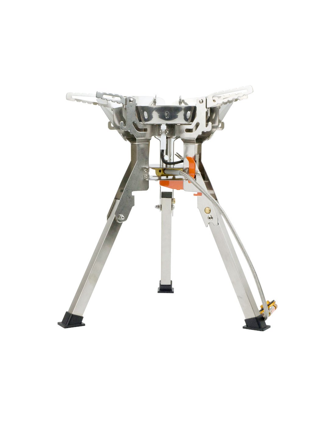 Fire-Maple windproof, foldable camping stove made of stainless steel and aluminum for groups 3500 W, FMS-108