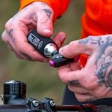 Muc-Off Inflator Kit CO2 Puncture Repair for Road Bikes 2 Cartridges CNC Head view 2