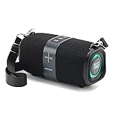 T&G Portable Bluetooth Speaker with Lights, 30W Wireless Loud Stereo Sound, IPX4 Waterproof Outdoor Speaker, 20H Playtime, Perfect for Home, Beach, Party & Gifts