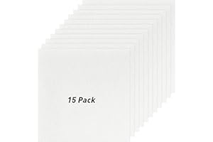 Aemygo 15 Pack Ceramic Fiber Paper 12 x 12 x 0.12 in Insulation Ceramic Fiber Rectangle High Temperature Gasket Fireproof Microwave Kiln Papers for DIY Stove Furnace Fireplace