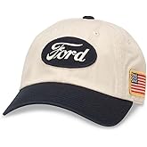 AMERICAN NEEDLE Ford Motors Patch Unisex Adjustable Strap Baseball Hat