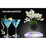 LED Floating Bonsai Pot - Magnetic Suspension Levitating Air Bonsai Pot for Home Office Decoration -Creative design levitation bonsai