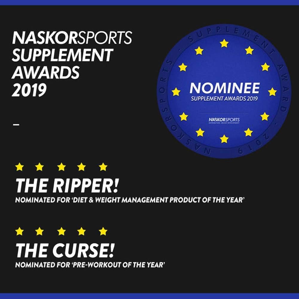 JNX Sports The Curse! Pre Workout Supplement - Intense Energy & Focus, Instant Strength Gains, Enhanced Blood Flow - Nitric Oxide Booster with Creatine & Caffeine - Men & Women | Fruit Punch | 50 SRV: Health & Personal Care