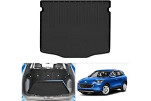 CARTIST Escape Cargo Liner - Trunk Mat for Ford Escape 2020-2025 2026, All Weather Cargo Mat for Escape Accessories, Heavy Duty Car Mats, Car Accessories