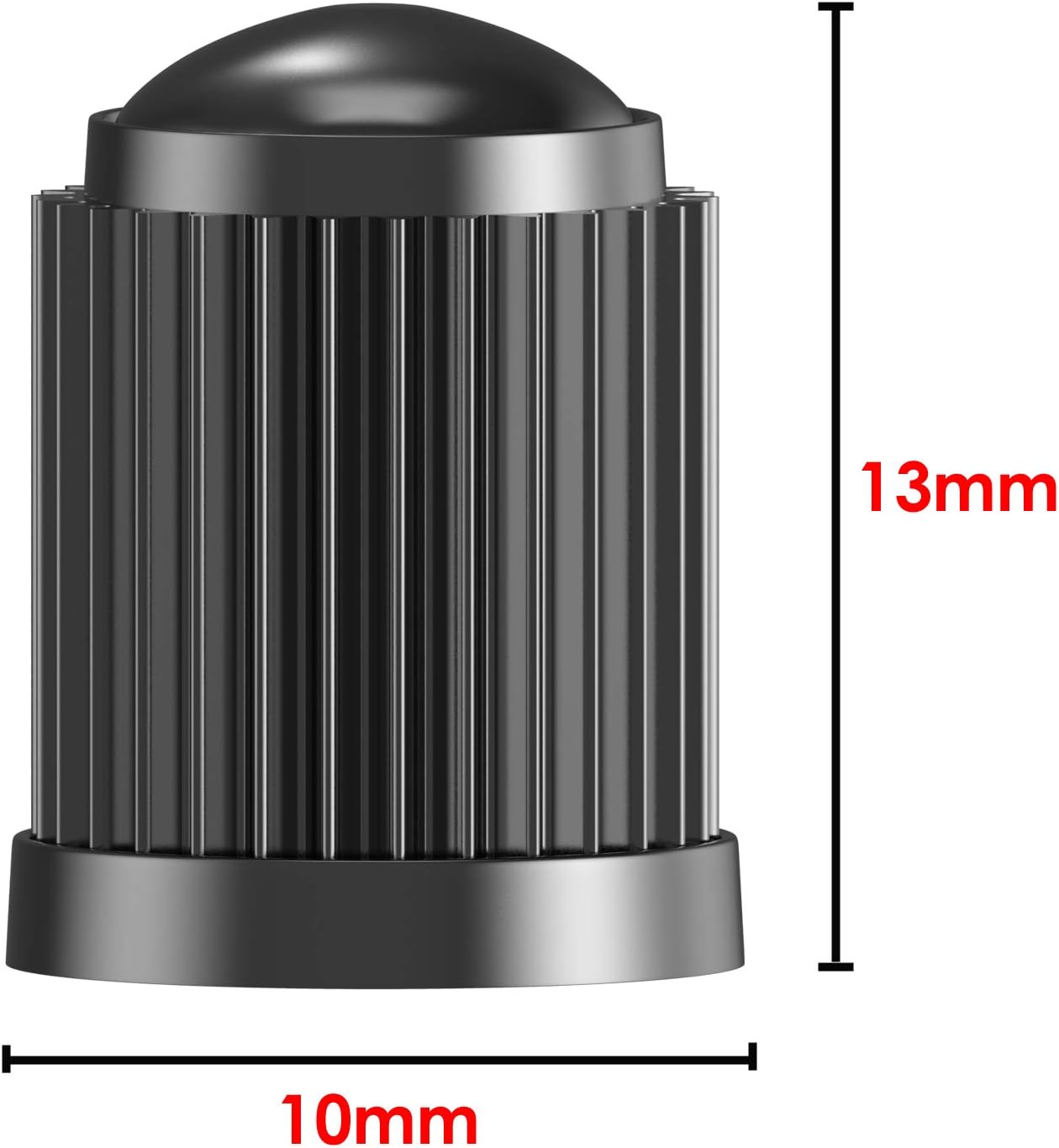 SAMIKIVA (30 Pack Tire Stem Valve Caps, with O Rubber Ring, Universal Stem Covers for Cars, SUVs, Bike and Bicycle, Trucks, Motorcycles, Airtight Seal Heavy Duty (Black (30 Pack)): Automotive