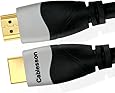 Cablesson Ivuna 10m High Speed HDMI Cable (HDMI Type A, HDMI 2.1/2.0b/2.0a/2.0/1.4) - 4K, 3D, UHD, ARC, Full HD, Ultra HD, 2160p, HDR - for PS4, Xbox One, Wii, Sky Q. For LCD, LED, UHD, 4k TVs - Black