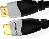 Cablesson Ivuna 7m High Speed HDMI Cable (HDMI Type A, HDMI 2.1/2.0b/2.0a/2.0/1.4) - 4K, 3D, UHD, ARC, Full HD, Ultra HD, 2160p, HDR - for PS4, Xbox One, Wii, Sky Q. For LCD, LED, UHD, 4k TVs - Black