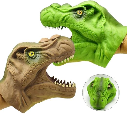 stretchy rubber dinosaurs