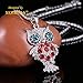 NEEMODA Mothers-Day-Gift Crystal-Owl Pendant Long-Necklace-for-Women Gifts for Her Girls Birthday-Anniversary Valentines Sweater Chain Fashion Jewelry