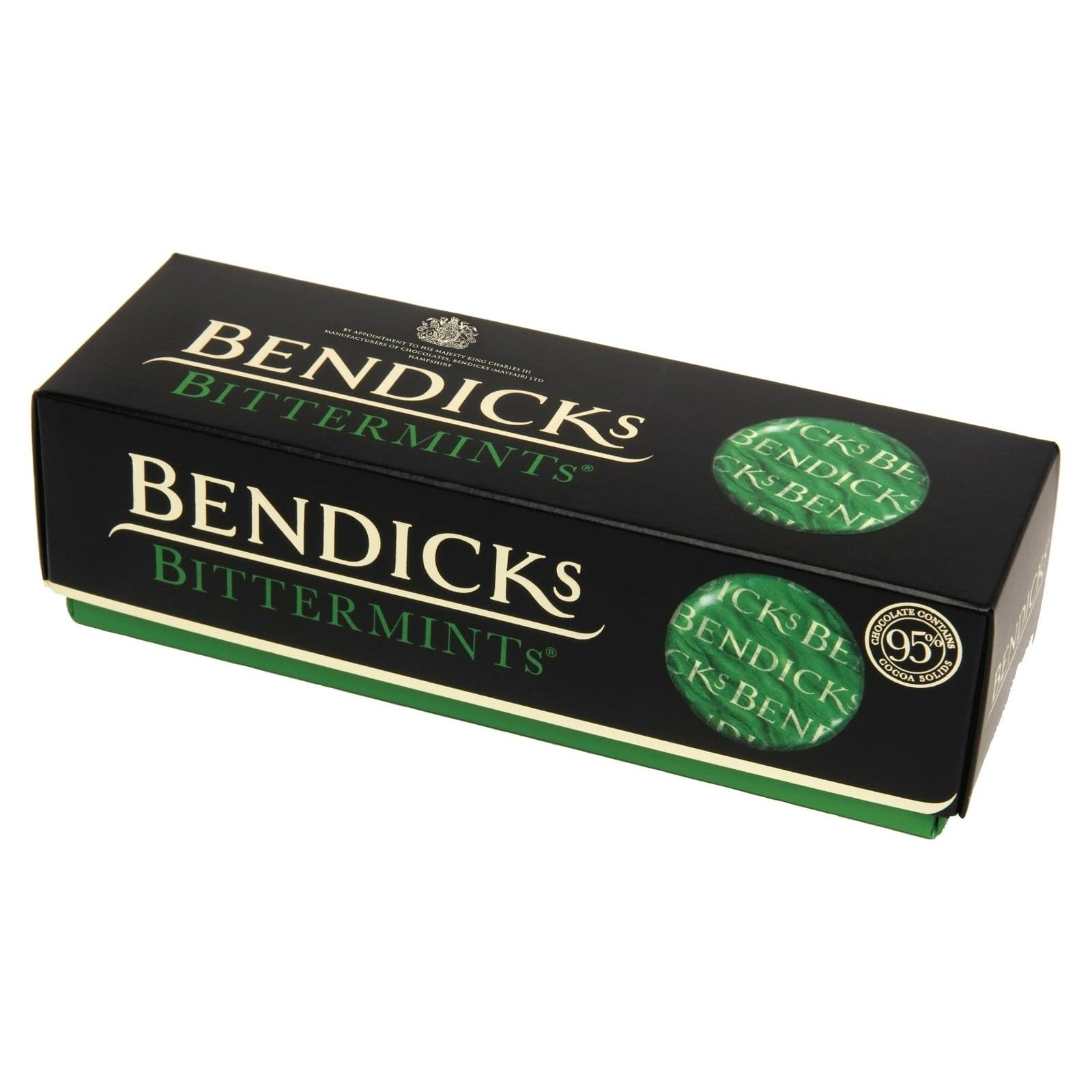 Bendicks Dark Chocolate Coated Bittermints, Rich Chocolate Mint Classics, Kosher & Vegan Friendly, 200 g (Pack of 1)