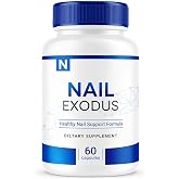 NAIL EXODUS &ndash; Vitality Healthy Supplement, Daily Nail Care Capsules for Healthy Looking Nails, Beauty &amp; Wellness Dietary Supplement &ndash; 60 Capsules