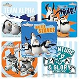 Penguins of Madagascar Stickers - Birthday and Theme Party Favors - 75 per Pack