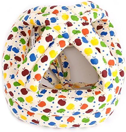 Gowishop Baby Walking Helmet Adjustable Safety Hat for Infant Crawling Headguard (L, Fruit)