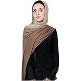 PeacePray Special Ombre Modal Cotton Hijab Scarf for Women, Graceful Gradient Muslim Head Scarfs