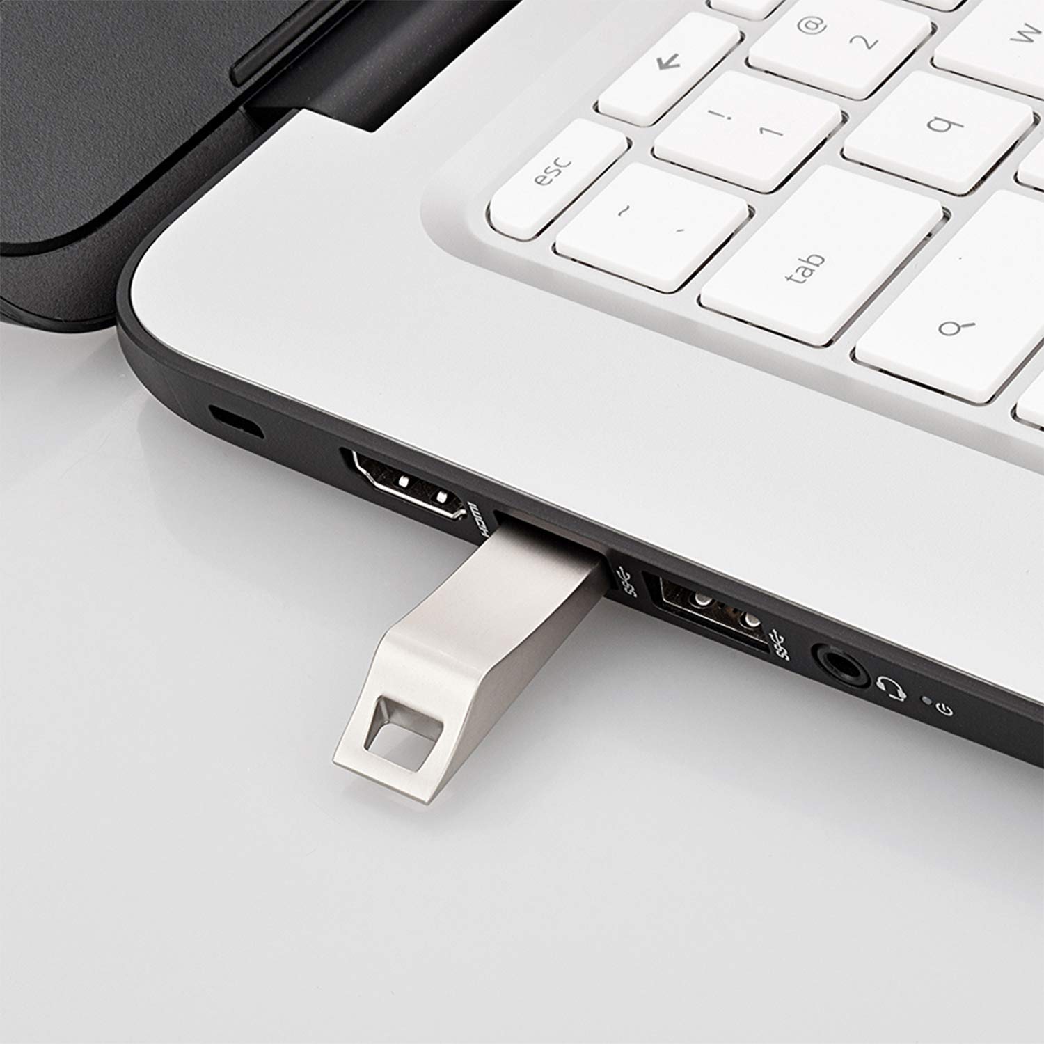 TOPESEL 3 Pièces Clés USB 64Go Clé USB 2.0 64 Go Pendrive Étanche Antichoc en Métal Lecteur USB Flash Drive pour Ordinateur Portable, Télévision, Automobile, etc (Couleurs Mixte: Noir Or Argent)