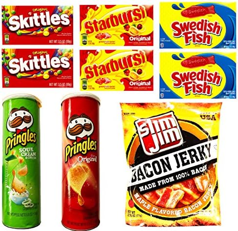 Ultimate Snackdown Movie Night Full Sized Snack Box - Sweet and Salty Movie Night Snack Set