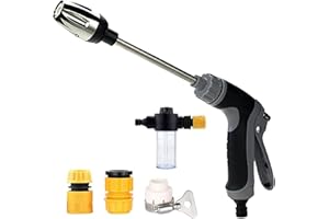 Aquoxis Pressure Washer – 15x More Powerful Than Hoses, Power High-Pressure Cleaner with 360° Rotating, Universal Compatibili