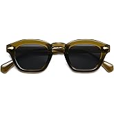Appassal Small Retro Square Sunglasses for Women Mens Rectangle Sunnies AP3680