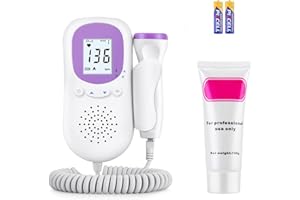 DECHATICK Bags for Baby Doppler Pregnancy Accessories,Home Baby Heartbeat Monitor Pregnancy Doppler Fetal Monitor with H28