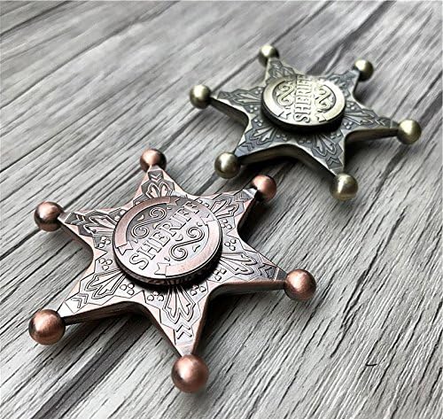YUNA Fidget Spinner Toy Relieve Stress High Speed Focus Toy (Sheriff)