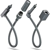 Adapter for starlink Cable (1 Pair) SPX to RJ45 Connector for Rectangular Satellite V2, SL Customize Extension Cord Waterproof ethernet Plug,Star-Link Gen 2 Dish &amp; Router RV Travel Kits