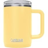CamelBak Thrive Mug Insulated Stainless Steel Drinkware Yellow Bloom, 16oz