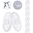MYCOURAG 6 Pairs Replacement Silicone Rubber Nose Pads Compatible with Oakley Crosshair2.0/WireTap/Whisker;Maui Jim Kahuna Sunglass