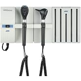 ADC Diagnostix 5610 Professional Otoscope/Ophthalmoscope Wall System | Trusted diagnostic wall system with Standard Otoscope, Coax Ophthalmoscope, specula dispenser, and mounting hardware.