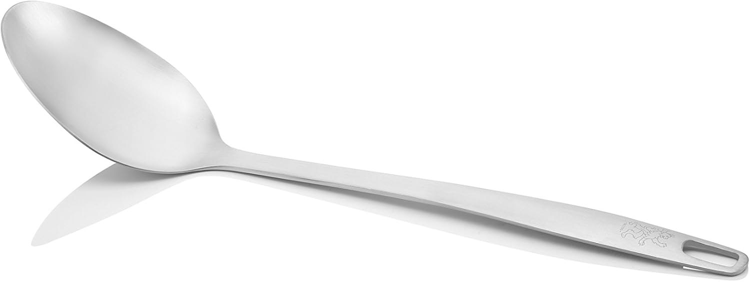 Stanley Rogers Serving Spoon 31 cm, Shapely Design, Stainless Steel, Satin-Finished Surface (Colour: Silver) - Image 3