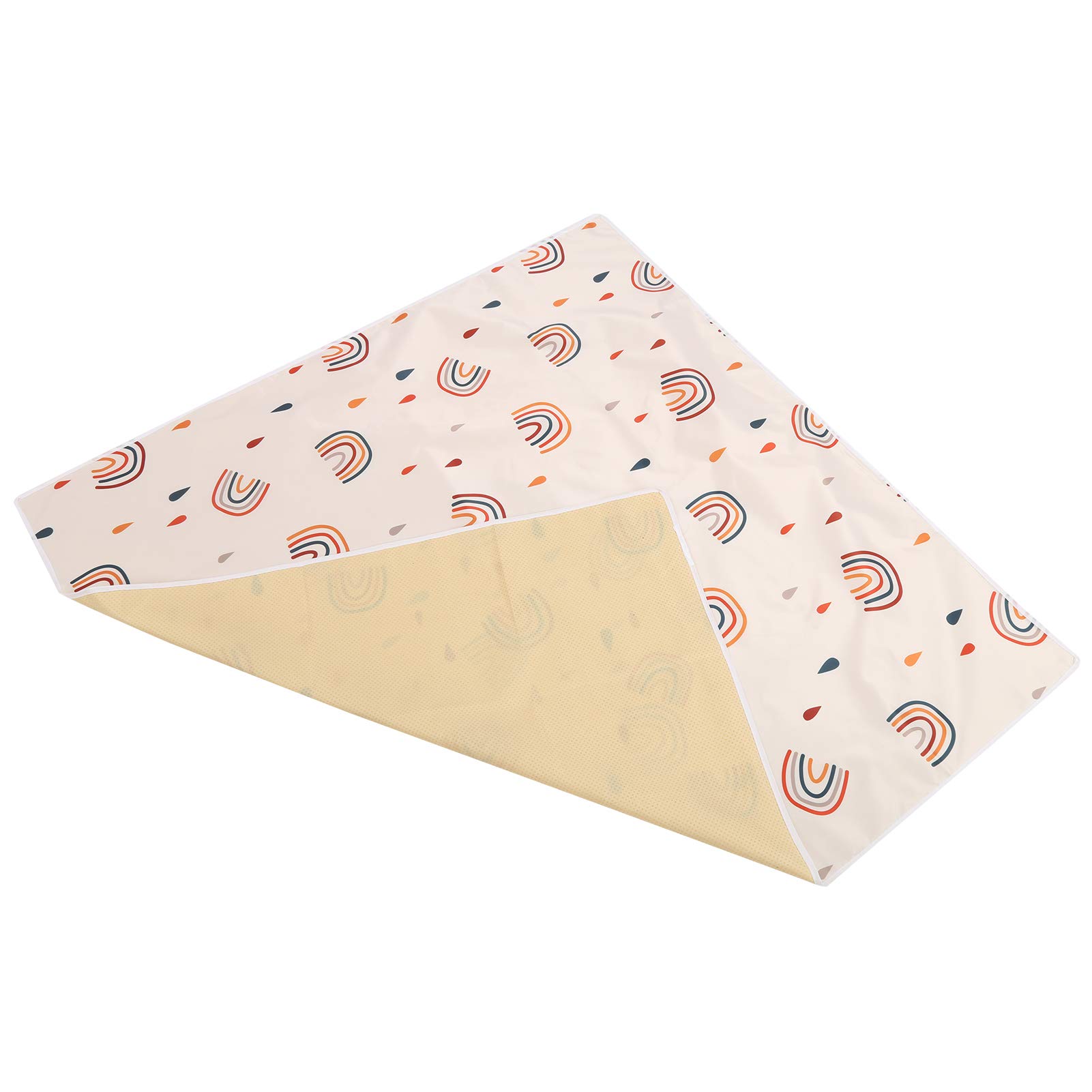 Dining Chair Mat, Waterproof Under High Chair Floor Protector, AntiSlip Play Mat, Messy Splash Mat(110 x 110CM SMT105EF345)