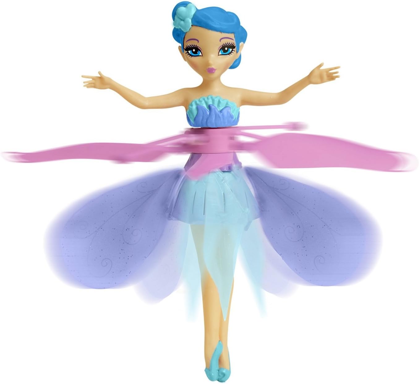 Flutterbye Flying Fairies - Blue - USB CHARHING- Charge ANYWHERE!!!