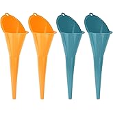 Plastic Long Neck Oil Funnels, for Filling Automotive Oil, Lubricants Engine Oils, Kerosene, Fuel, Diesel, Coolant & Other Li