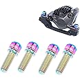 Pack of 4 pcs Titanium Bolts Screws for MTB Road Bicycle and Mountain Bike Disc Caliper, M6X20mm