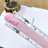 2 Pcs Folding Transparent Geometric Ruler Set - School Stationery Kids view 4