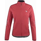 baleaf Women's Cycling Jacket Windproof Thermal Winter Running Cold Weather Gear Waterproof Softshell Warm