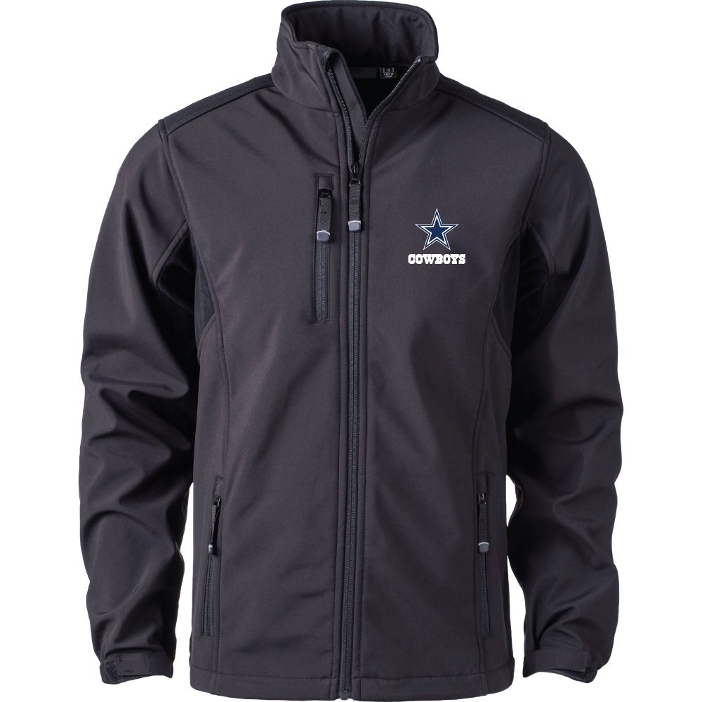 Dunbrooke NFL Dallas Cowboys Men's Softshell Jacket, 5X, Black Image