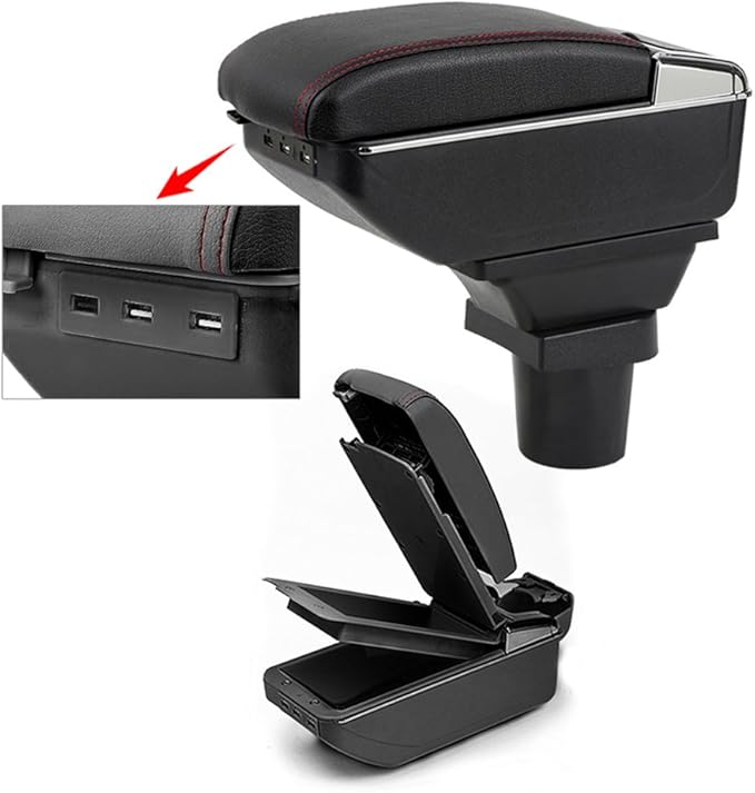 For YARiS Top Car Armrest Center Console Accessories Arm Rest Charging