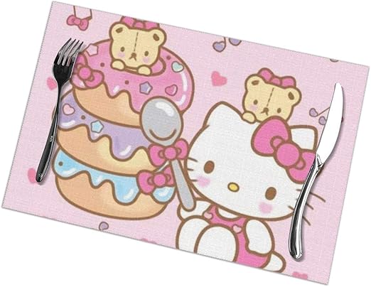 Amazon ハローキティは食べ物を食べます ランチョンマット 滑り止め 断熱 家庭レストラン用 食卓飾り お手入れ簡単 かわいい おしゃれ 6枚セット プレース マット ランチョンマット オンライン通販 Amazon ハローキティは食べ物を食べます ランチョンマット 滑り止め 断熱 家庭レストラン用 食卓飾り お手入れ簡単 かわいい おしゃれ 6枚セット プレース マット ランチョンマット オンライン通販