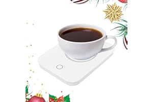 AURONP Coffee Mug Warmer,White Mug Warmer for Desk,Coffee Cup Warmer,Smart Mug Warmer for Auto Power Off,Touchscreen Model Coffee Warmer for Desk,Heated Coffee Mug,Adjustable Temperature Mug Warmer