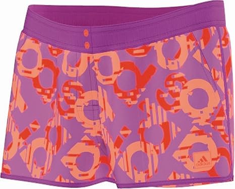 adidas Damen Short für Bikini Beach adidas Print Short lila