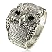 Merdia Vintage 50mm Width Wide Owl Woman Cuff Bracelets [Jewelry]
