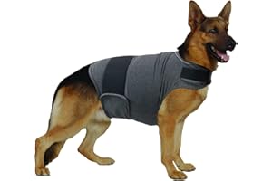 Dog Anxiety Relief Coat, Adjustable Shirts for Dogs Anxiety, Dog Anxiety Vest Jacket for Fireworks, Thunderstorm, Travel, Sep