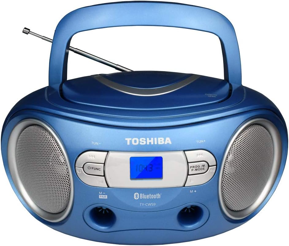 sharper image light up portable boombox