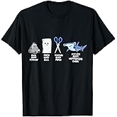 Rock Paper Scissors Hammerhead Shark Clothes Gift Shark T-Shirt